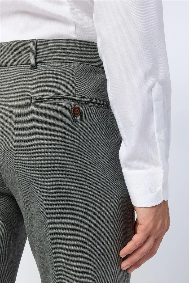 Antique Rogue Slim Fit Blake Grey Texture Stretch Jacket thumbnail 8