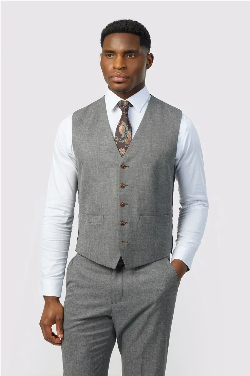 Antique Rogue Slim Fit Blake Grey Texture Stretch Jacket thumbnail 9
