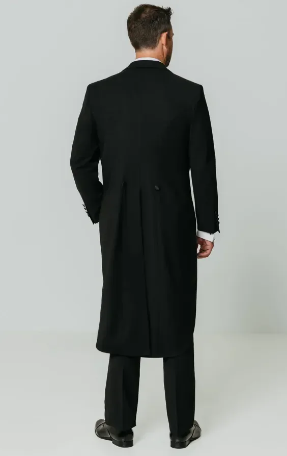 100% Wool White Tie 2 Piece Suit thumbnail 7