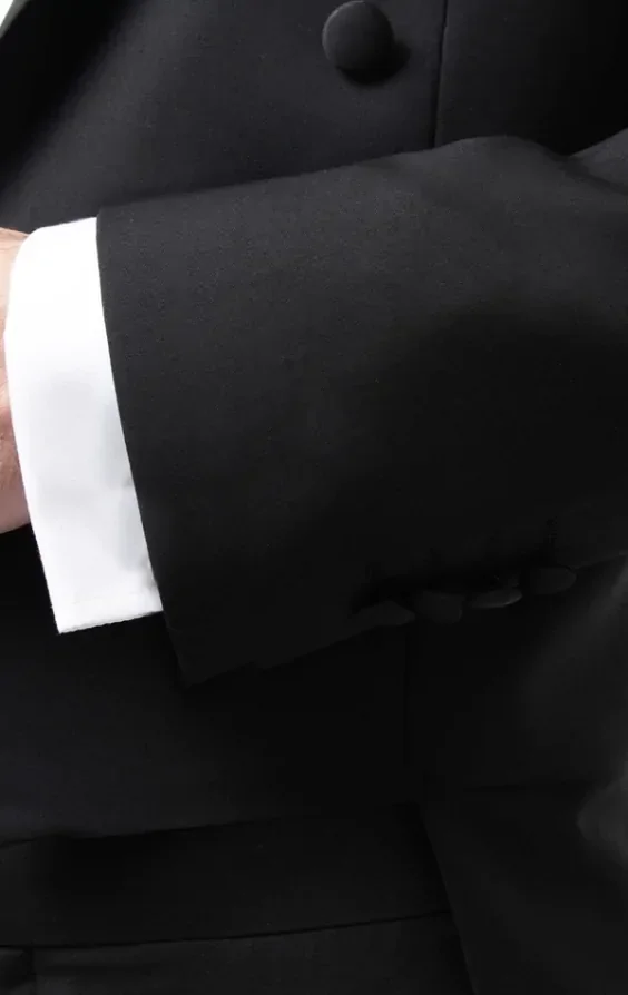 2 Piece White Tie, Dress Shirt, Waistcoat & Bow Tie thumbnail 6