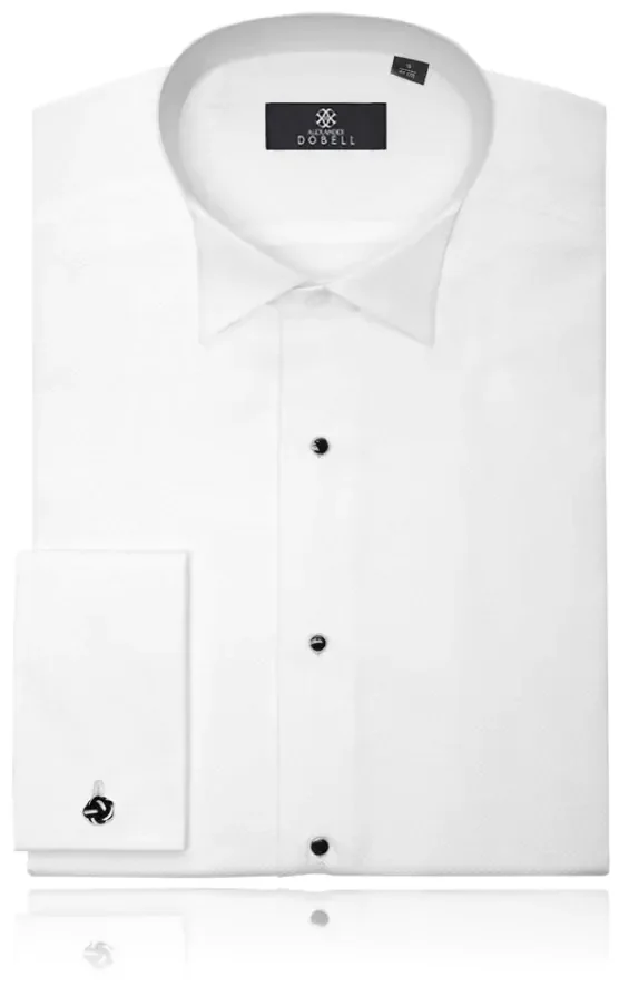 2 Piece White Tie, Dress Shirt, Waistcoat & Bow Tie thumbnail 8