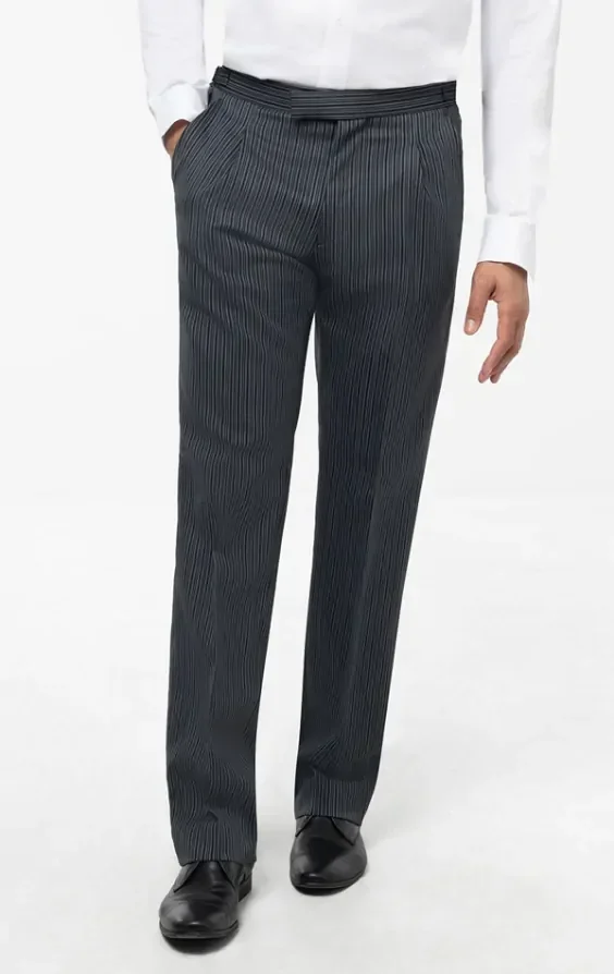 2 Piece Wool Morning Suit, Top Hat, Waistcoat, Dress Shirt thumbnail 8