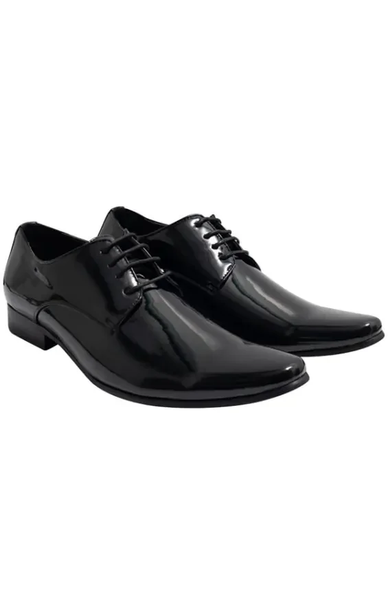 Black 100% Wool 2 Piece Tuxedo, Dress Shirt, Dress Shoes, Cummerbund, Bow Tie thumbnail 10