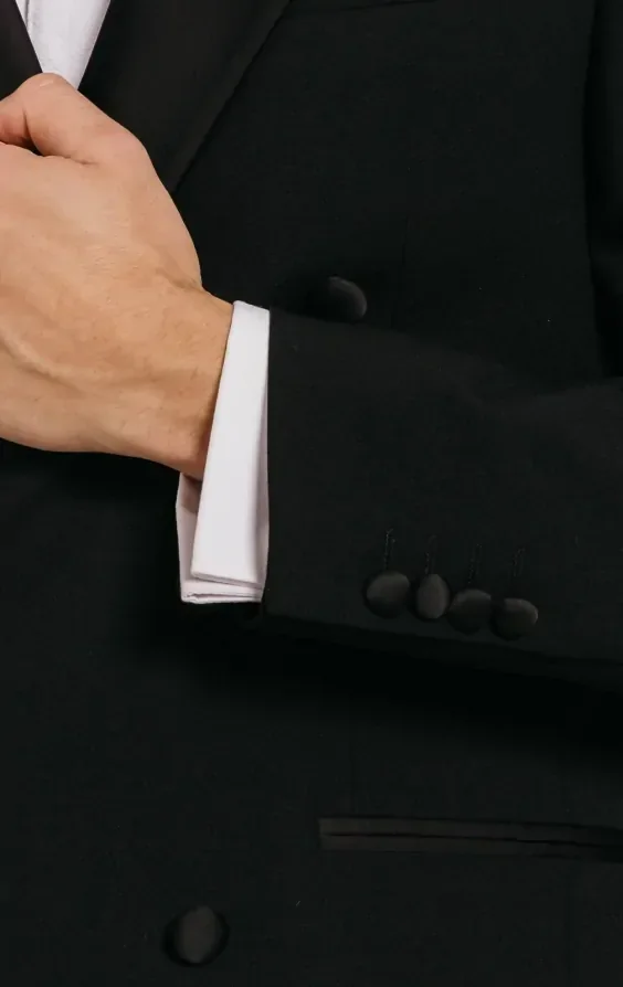 Black Double Breasted Tuxedo thumbnail 5
