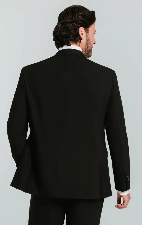 Black Slim Fit 3 Piece Suit thumbnail 4