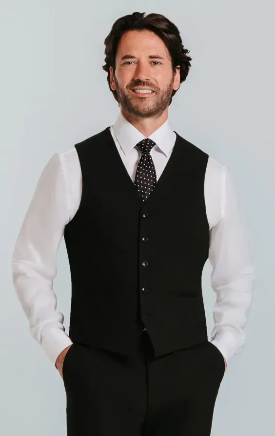 Black Slim Fit 3 Piece Suit thumbnail 9