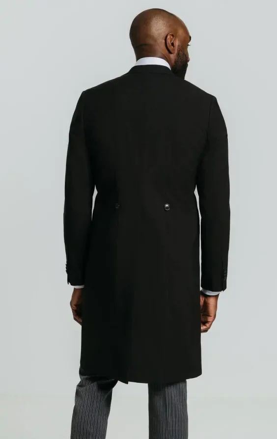 Black Slim Fit Morning Suit Tailcoat thumbnail 7