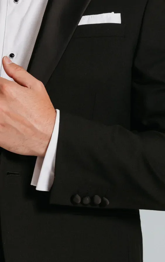 Black Tuxedo with Notch Lapel thumbnail 5