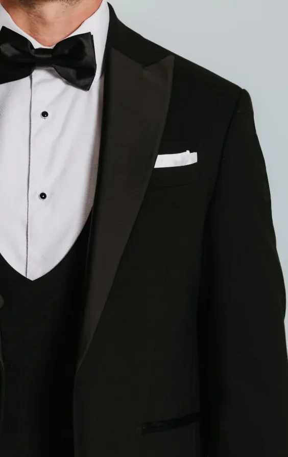 Black Tuxedo with Peak Lapel thumbnail 6