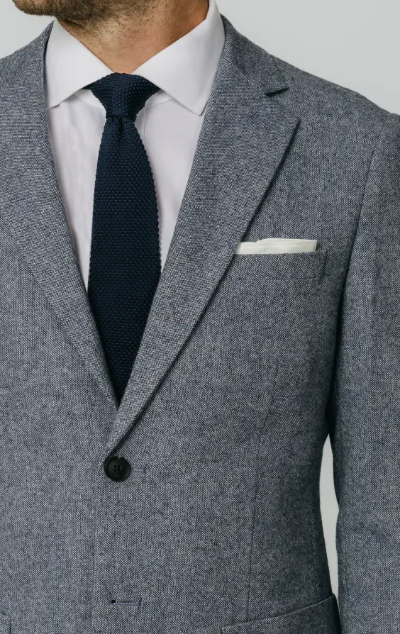 Blue Donegal Tweed Suit thumbnail 5