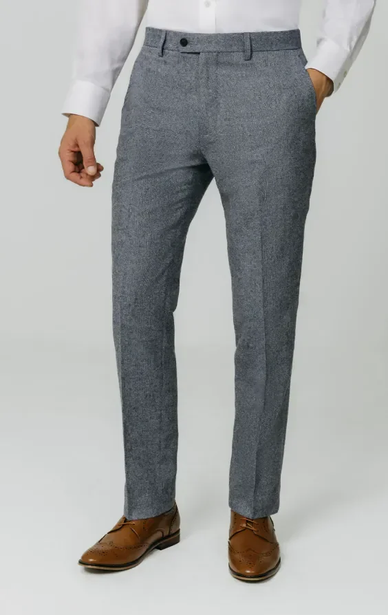 Blue Donegal Tweed Suit thumbnail 8