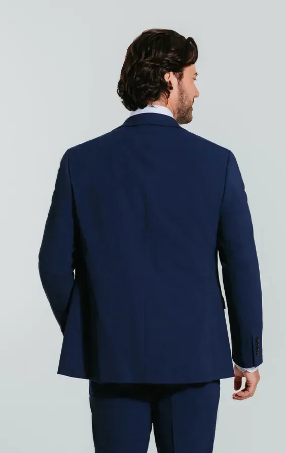 Blue Slim 3 Piece Suit thumbnail 4