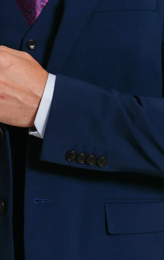 Blue Slim Suit thumbnail 5