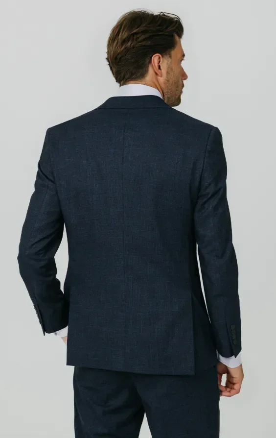 Blue Weave 3 Piece Suit thumbnail 7