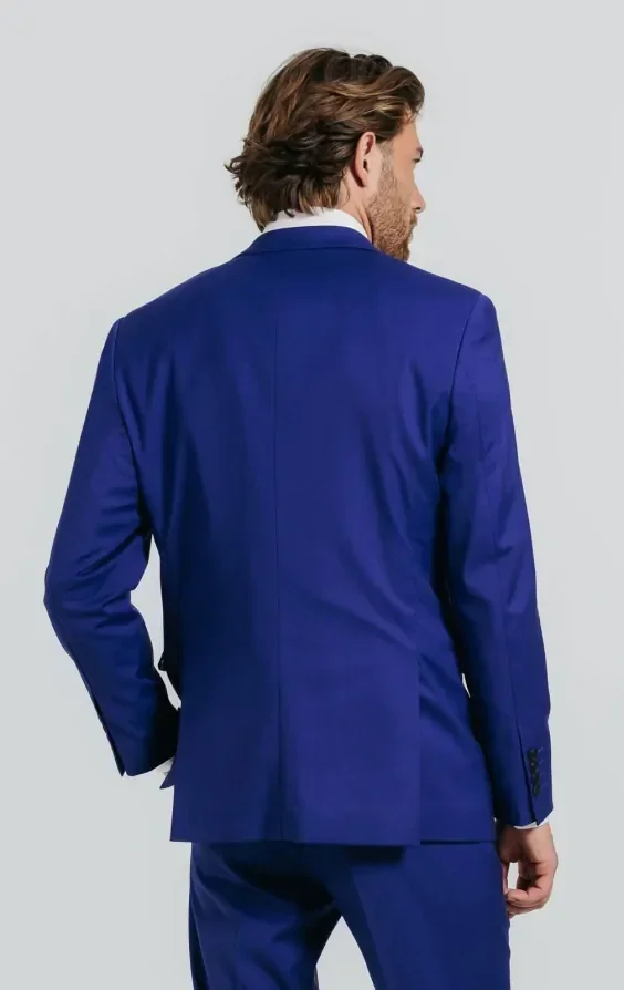 Bright Blue 3 Piece Suit thumbnail 4