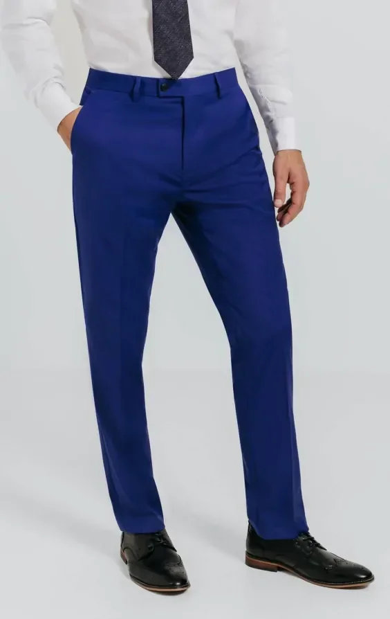 Bright Blue 3 Piece Suit thumbnail 8