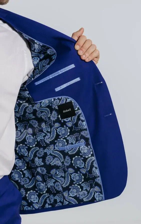 Bright Blue Suit Jacket thumbnail 6