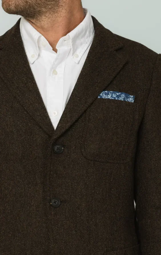 Brown Barleycorn Tweed Jacket thumbnail 5