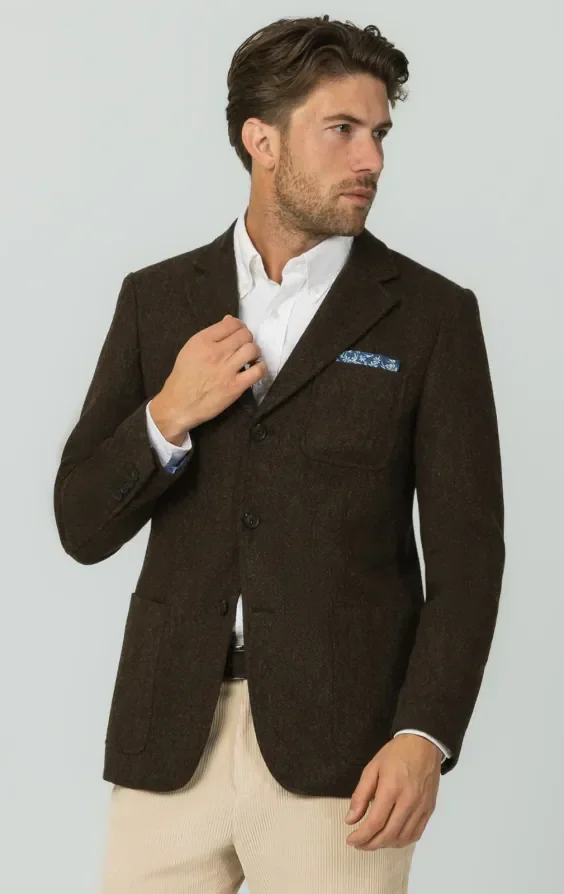 Brown Barleycorn Tweed Jacket primary image