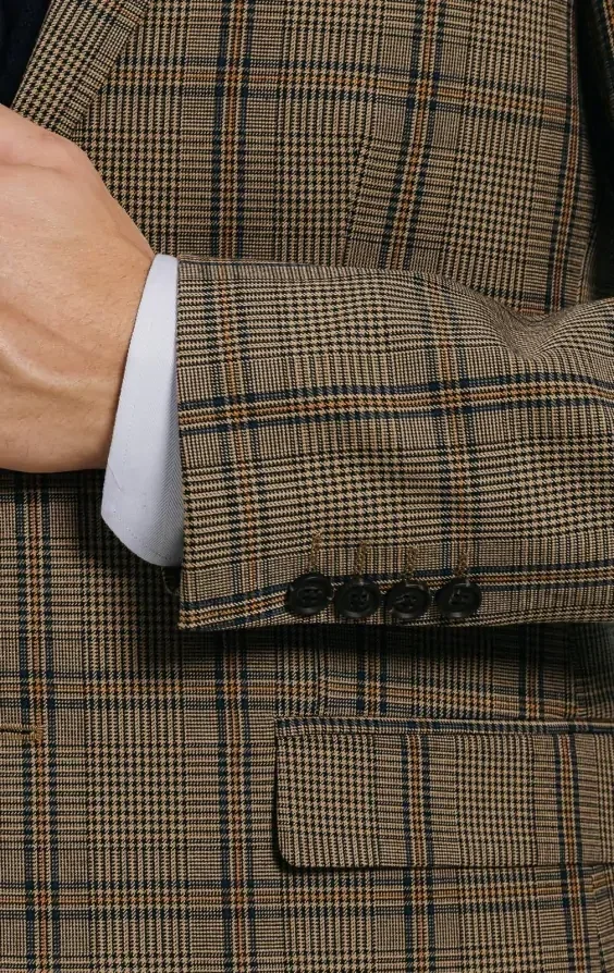 Brown Bold Check Jacket thumbnail 5