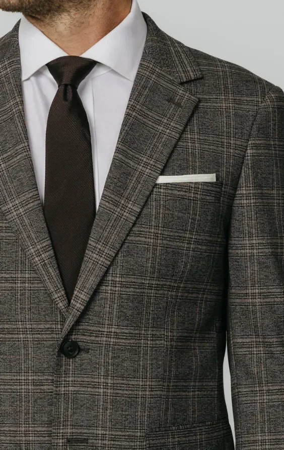 Brown Check Suit thumbnail 5