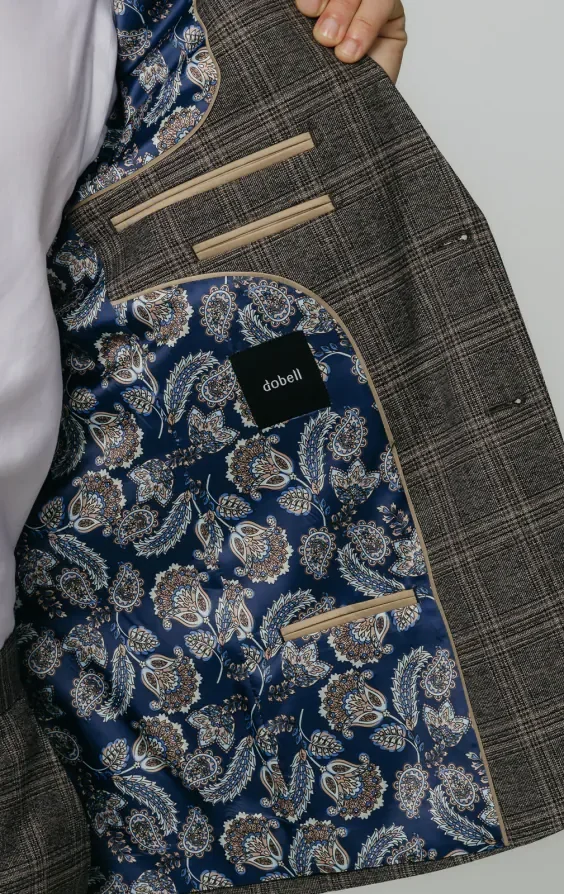 Brown Check Suit thumbnail 6