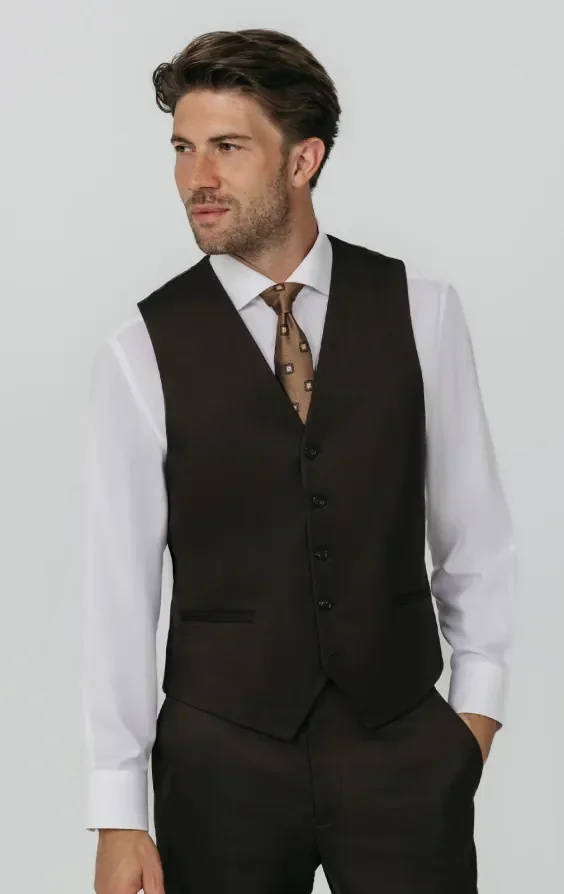 Brown Twill 3 Piece Suit thumbnail 9
