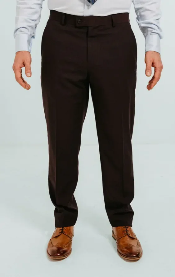 Burgundy 3 Piece Suit thumbnail 8