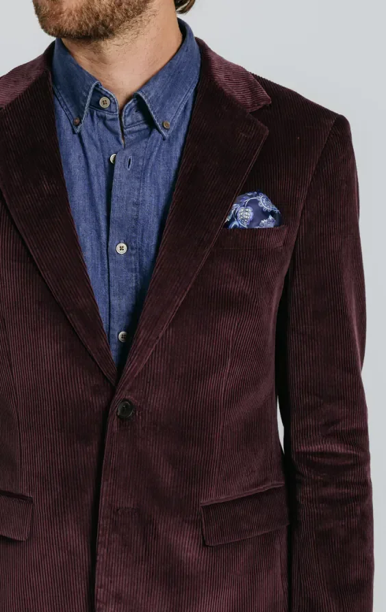 Burgundy Corduroy Jacket thumbnail 5