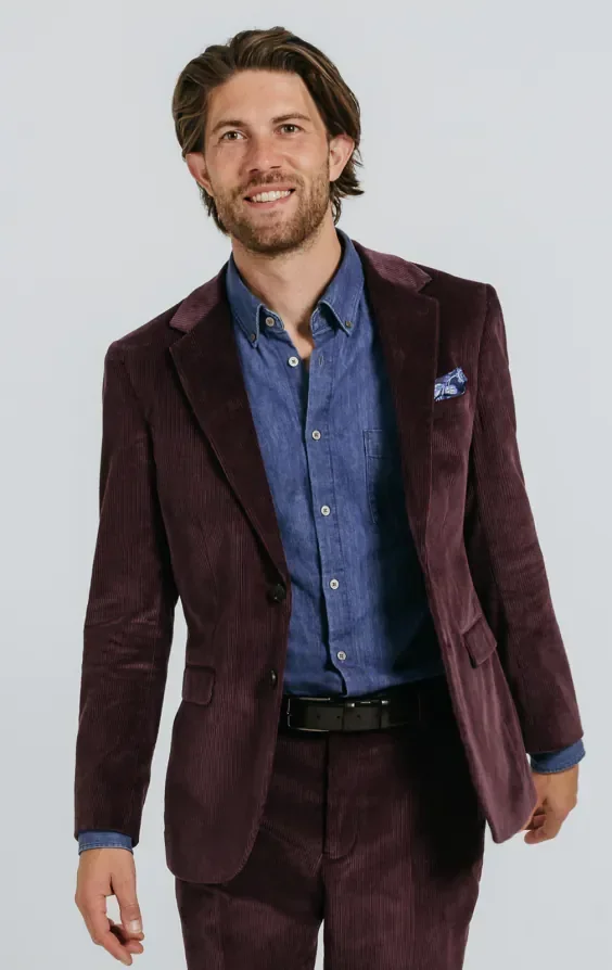 Burgundy Corduroy Jacket primary image