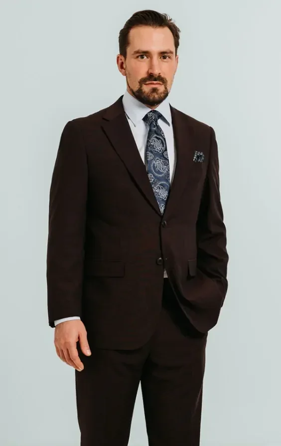 Burgundy Suit thumbnail 2