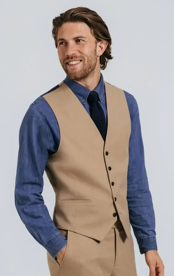 Camel Twill 3 Piece Suit thumbnail 9