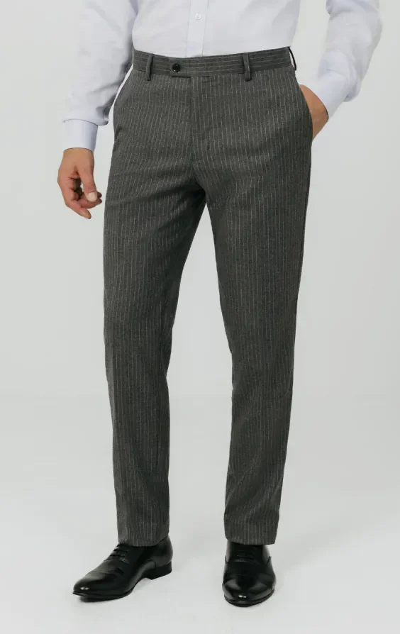 Charcoal Chalkstripe Suit thumbnail 8