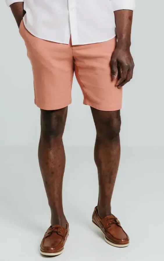 Coral Linen Twill Casual Suit thumbnail 9