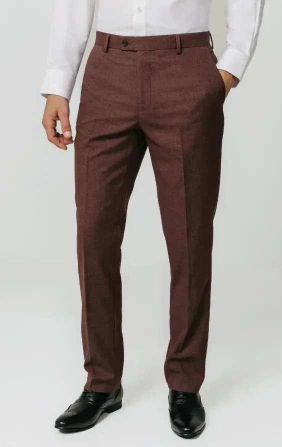 Dark Rosewood Weave 3 Piece Suit thumbnail 8