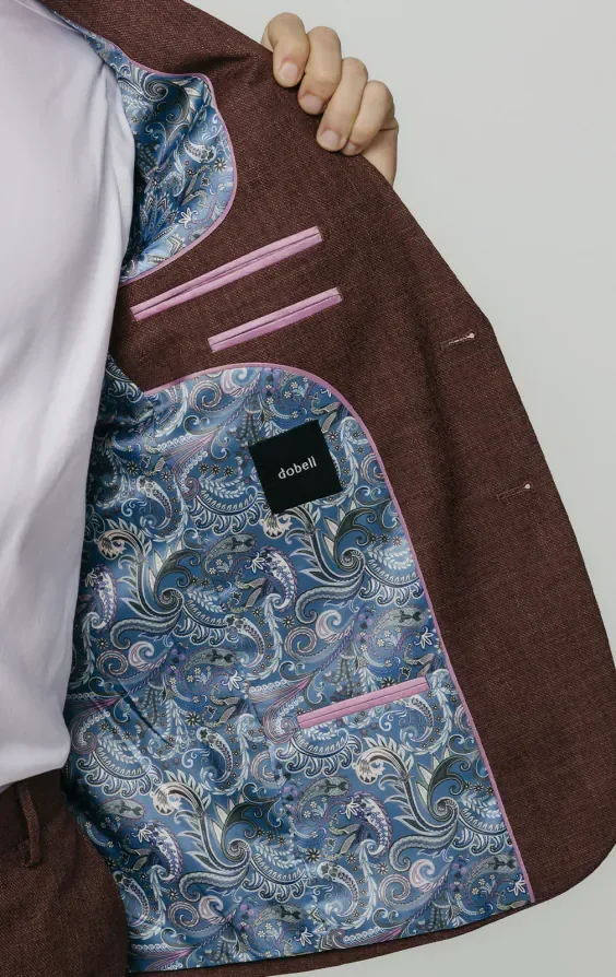 Dark Rosewood Weave Suit thumbnail 6