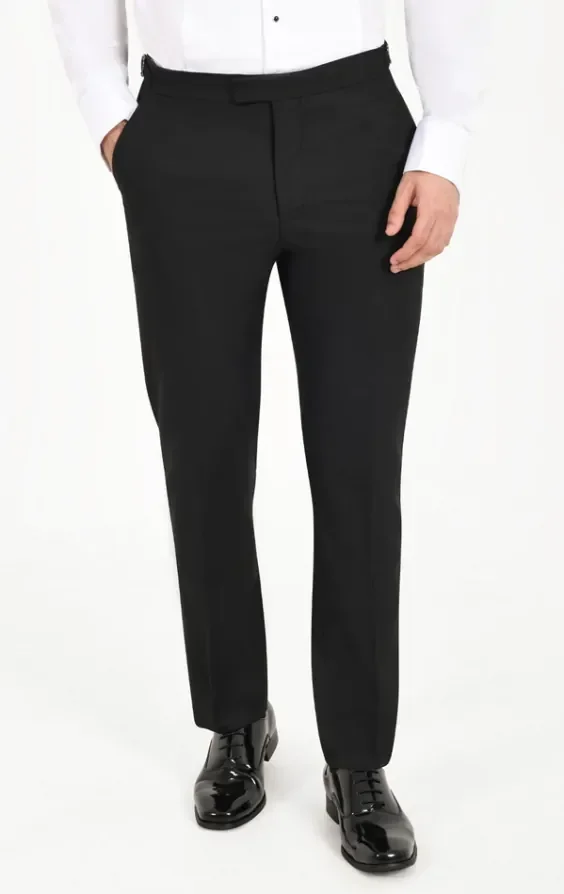 Black 3 Piece Tuxedo with Shawl Lapel thumbnail 8