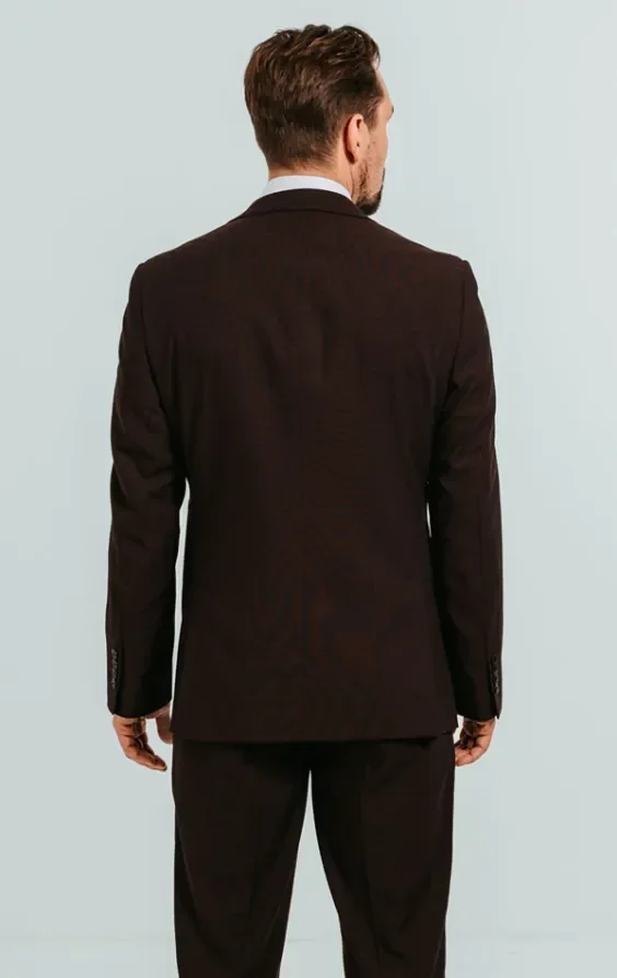 Burgundy Suit Jacket thumbnail 3