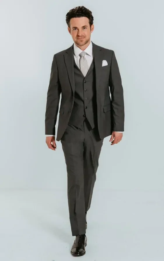 Grey 3 Piece Suit thumbnail 3