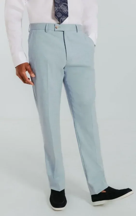 Light Blue Suit with Peak Lapel thumbnail 8