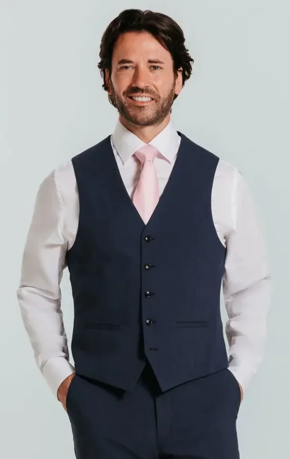 Mid Blue 3 Piece Suit thumbnail 9