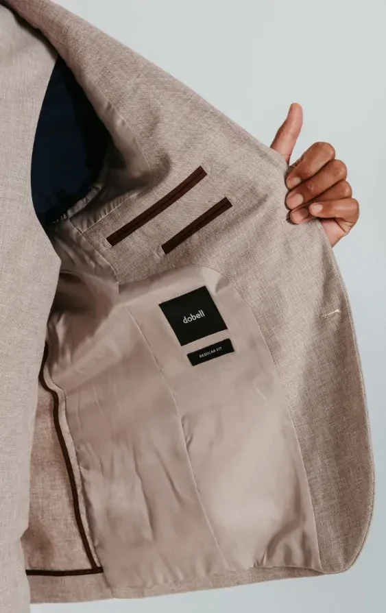 Sand Linen 3 Piece Suit thumbnail 7