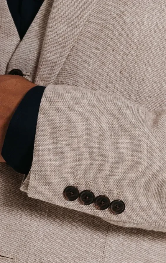 Sand Linen Suit thumbnail 6