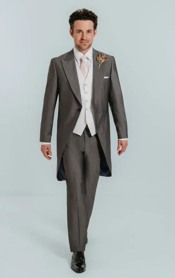 White Paisley Waistcoat thumbnail 3
