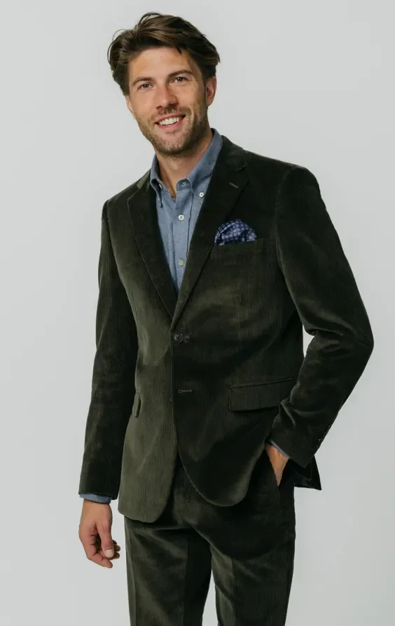 Green Corduroy Suit thumbnail 2