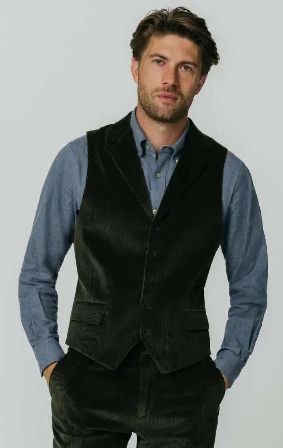 Green Corduroy Suit thumbnail 9