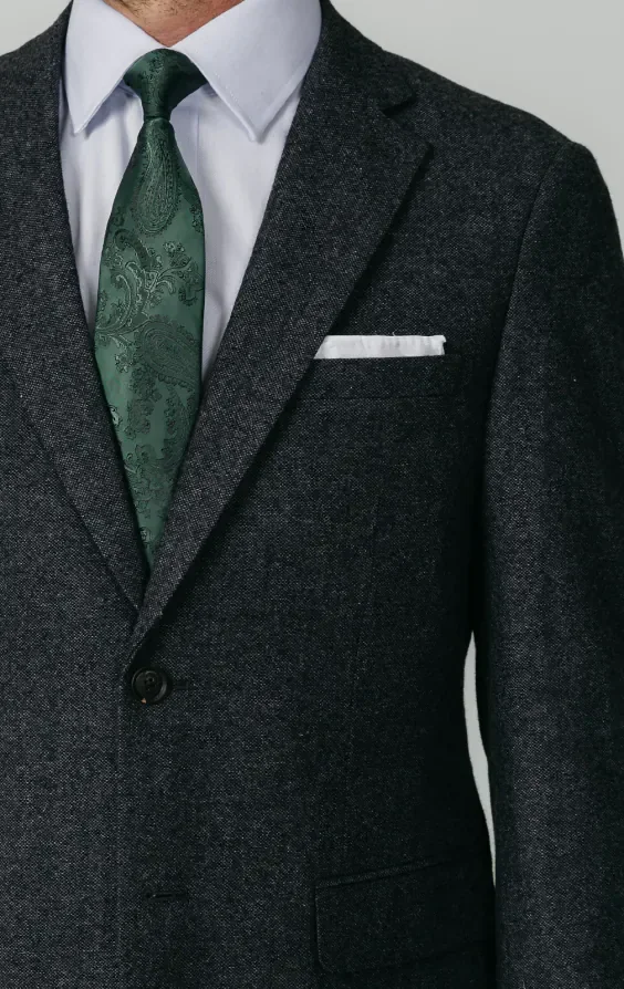 Grey Donegal Tweed Jacket thumbnail 5