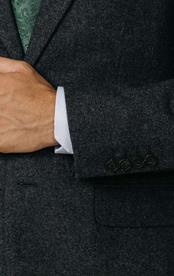 Grey Donegal Tweed Suit thumbnail 4