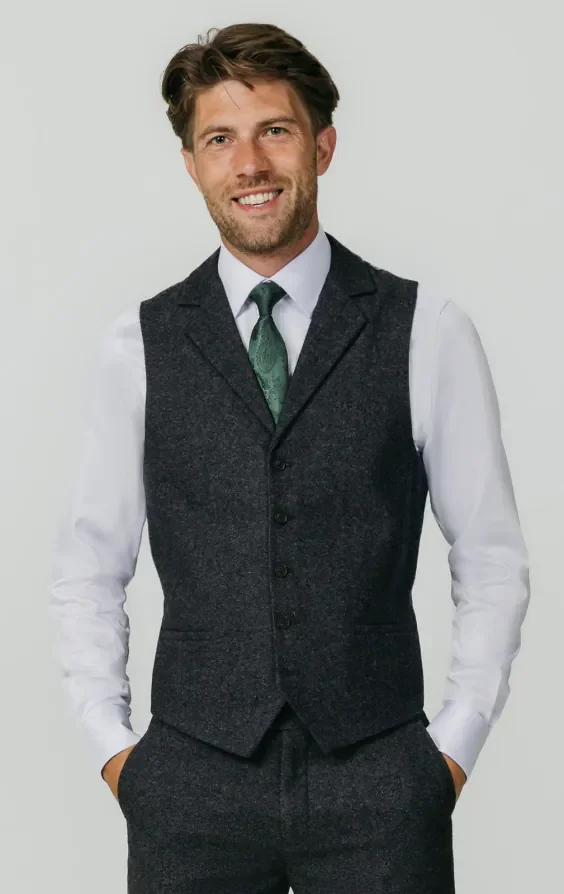 Grey Donegal Tweed Suit thumbnail 9