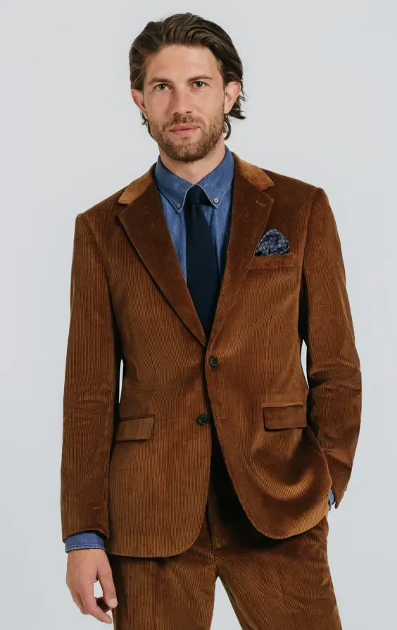 Mid Brown Corduroy Jacket thumbnail 2